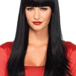 Leg Avenue Black Long Wig