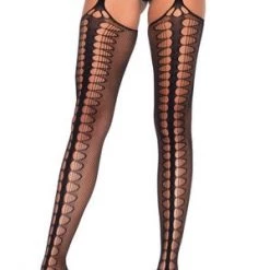 Leg Avenue Scale Net Suspender Hose Hosiery