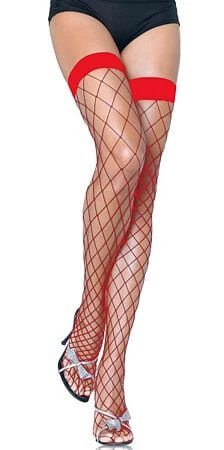 Leg Avenue Hosiery Red Fence Net Thigh Highs In Purple 1 Leg Avenue Hosiery Red Fence Net Thigh Highs In Purple