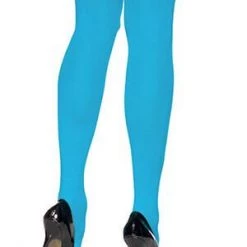 Leg Avenue Blue Nylon Thigh Highs Hosiery