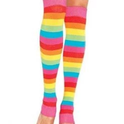 Leg Avenue Ravishing Rainbow Leg Warmers Leggings
