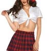 Leg Avenue Red Classic School Girl Costume Trending Sellers