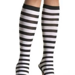 Leg Avenue Striped Knee Highs Hosiery