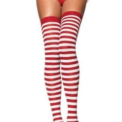 Leg Avenue Nylon Striped Stockings Hosiery 9 Leg Avenue Nylon Striped Stockings Hosiery