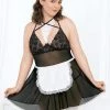Escante Plus Maid For Hire Costume Clearance
