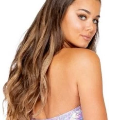 Roma Costume Lavender One Piece Keyhole Cropped Top