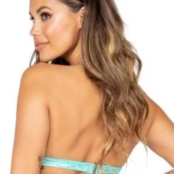 Roma Costume Green Strappy Triangle Top