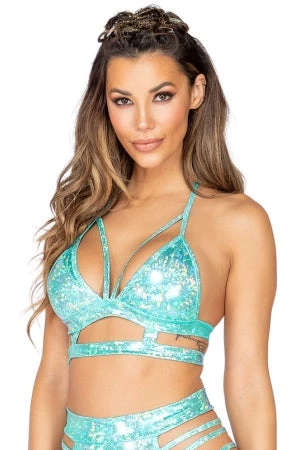 Roma Costume Green Strappy Triangle Top 1 Roma Costume Green Strappy Triangle Top