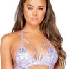 Roma Costume Lavender Strappy Triangle Top