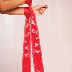 Seven 'til Midnight Eyelash Lace Bondage Tie Set