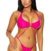 Forplay Pink Saint Barths One Piece Swimsuit New Items