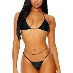 Forplay Black Saint Martin Bikini Set Clearance