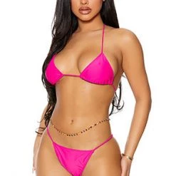 Forplay Pink Saint Martin Bikini Set