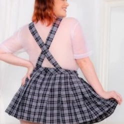 Escante Plus Suspender School Girl Costume