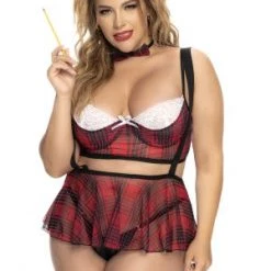 Espiral Plus Sexy School Girl Costume Plus Size
