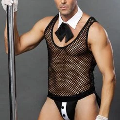 Velvet Kitten Men's Fishnet Tuxedo