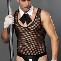 Velvet Kitten Men's Fishnet Tuxedo