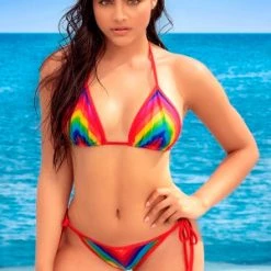 Espiral Rainbow Bikini W/ Side-Tie Thons