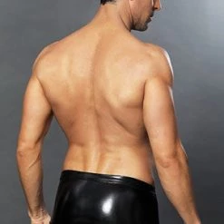 Velvet Kitten Men's Faux Leather And Latex Boxer Briefs