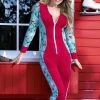 Espiral New Items Red And Mint Print Onesie