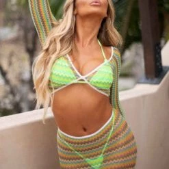 Leg Avenue Summer Romance Net Top & Skirt Set