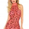 Leg Avenue Trending Sellers Neon Cheetah Racerback Dress