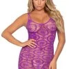Leg Avenue Crazy In Love Crochet Mini Dress New Items