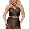 Leg Avenue Twisted Up Halter Bodystocking