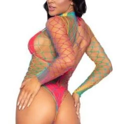 Leg Avenue High Neck Fishnet Bodysuit