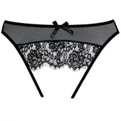Allure Black Exposé Black Panty