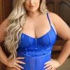 Fantasy Lingerie Plus Size Plus Structured Bodysuit Teddy