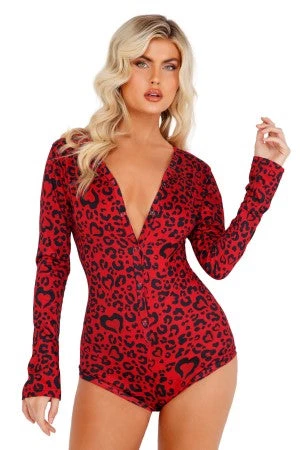 Roma Costume Clearance Cozy And Comfy Heart Shaped Leopard Romper 1 Roma Costume Clearance Cozy And Comfy Heart Shaped Leopard Romper