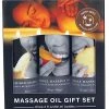 Eldorado Accessories Earthly Body Edible Massage Oil Gift Set - 2oz Banana, Mango & Pineapple
