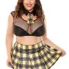 Fantasy Lingerie Plus Size Costumes Plus As If School Girl Costume Set