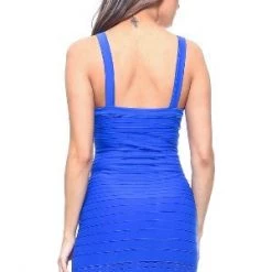 Yelete Flaunt Your Figure V-Neck Bodycon Dress
