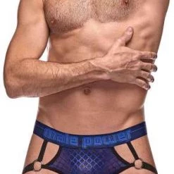 Male Power Diamond Mesh Jock Ring New Items