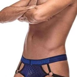 Male Power Diamond Mesh Jock Ring New Items