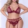 Seven 'til Midnight Plus Size Queen Nothing But Net Set