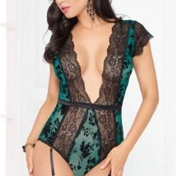 Seven 'til Midnight Stunning Floral Teddiette Trending Sellers