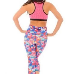 Velvet Kitten Clearance Geometric Capri Yoga Pant