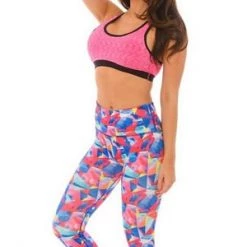Velvet Kitten Clearance Geometric Capri Yoga Pant