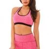 Velvet Kitten Clearance Bubble Gum Sports Bra