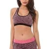 Velvet Kitten Black & Pink Sports Bra Clearance