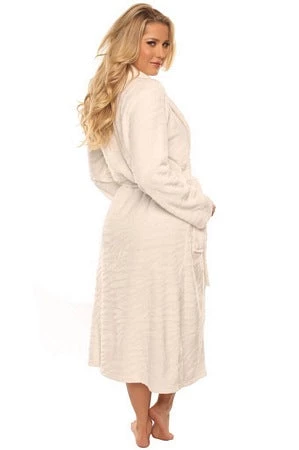 Velvet Kitten Cozy Long White Robe 5 Velvet Kitten Cozy Long White Robe