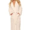 Velvet Kitten Cozy Long White Robe