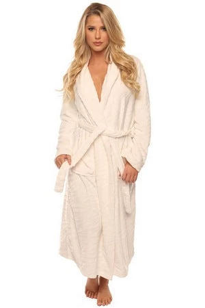 Velvet Kitten Cozy Long White Robe 2 Velvet Kitten Cozy Long White Robe