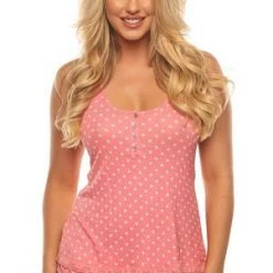 Velvet Kitten Pink Dot PJ Short Set