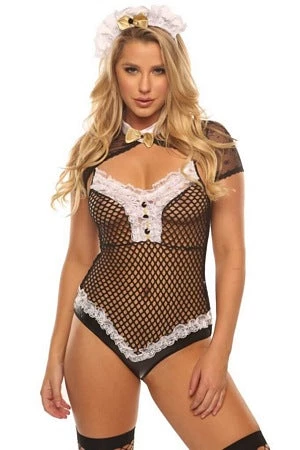 Velvet Kitten Costumes Merry Maid Teddy Set 1 Velvet Kitten Costumes Merry Maid Teddy Set