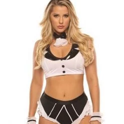 Velvet Kitten Teasing Tux Bunny Costume