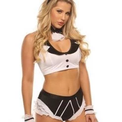 Velvet Kitten Teasing Tux Bunny Costume